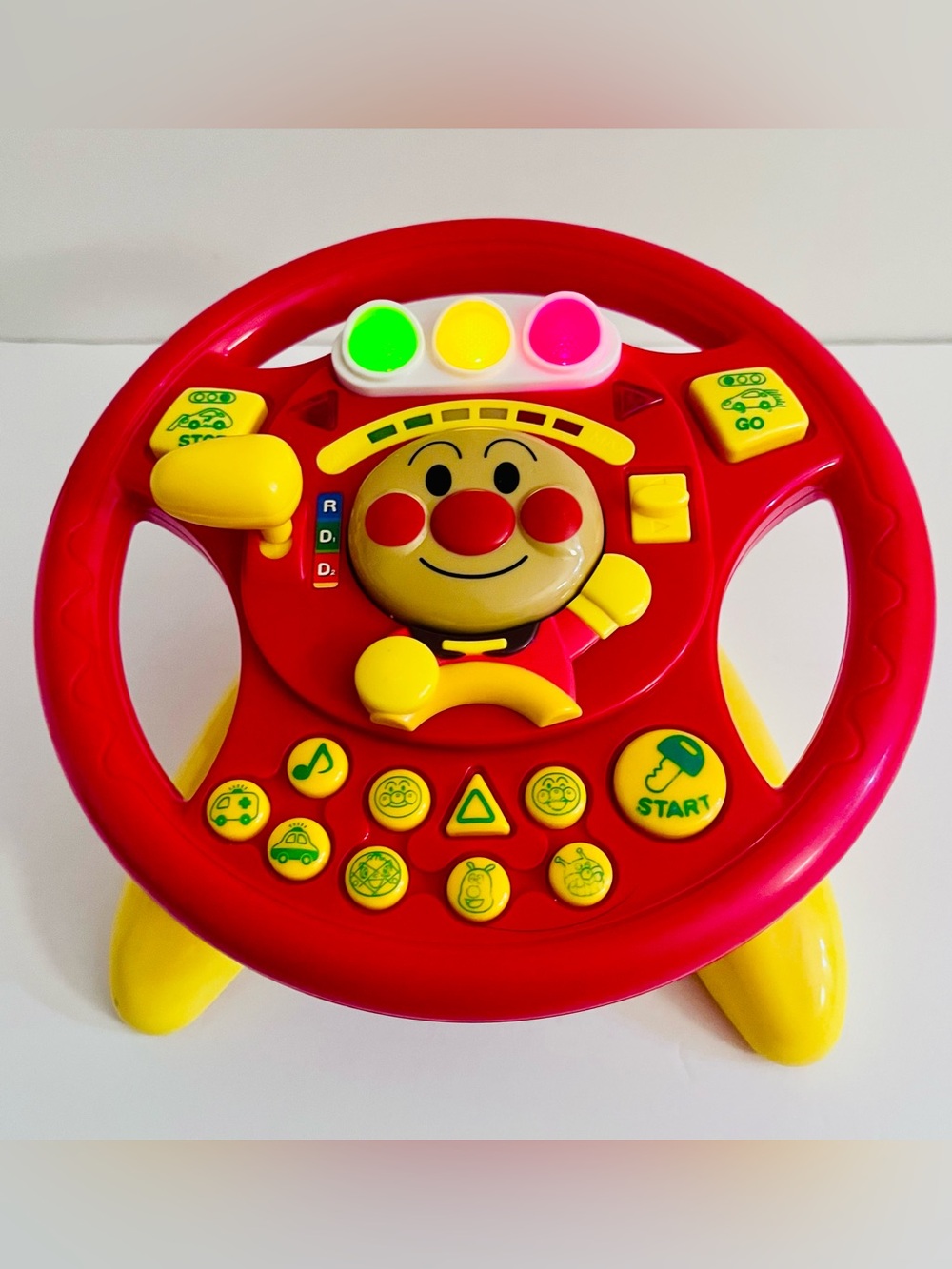 Anpanman Driving Simulator Steering Wheel Toy - Anpanman Go! Go!